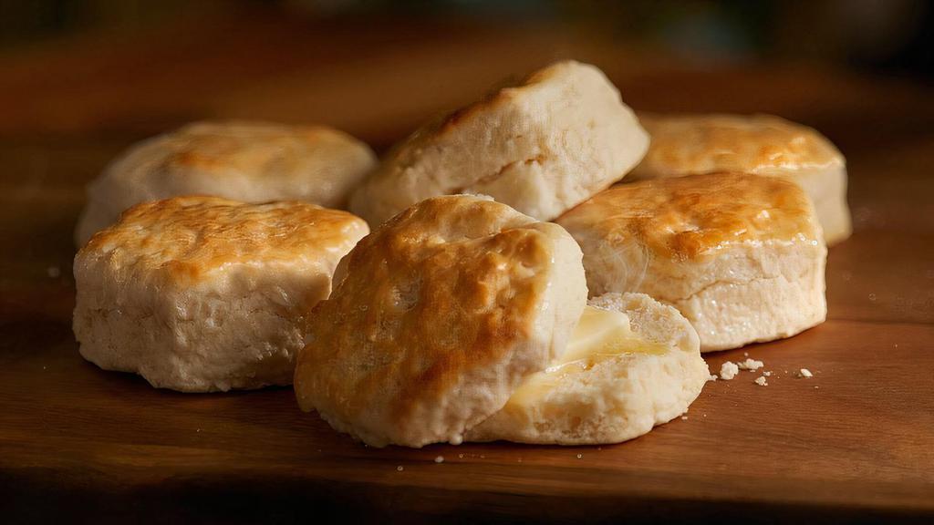 Buttermilk Biscuits - 6 Pieces · Hand-rolled buttermilk biscuits with butter.