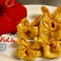 Crab Rangoons · Favorite. Six pieces. Crab meat and cream cheese.
