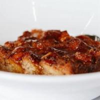Bread Pudding · With House-made caramel.