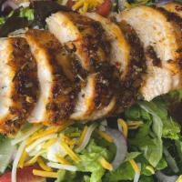 Grilled Chicken Salad · Grilled Chicken Breast, Mixed Greens, and toppings