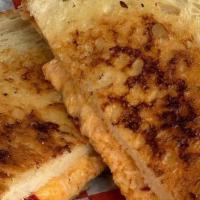 Grilled Pimento Cheese · House-made pimento cheese with toasted sourdough bread