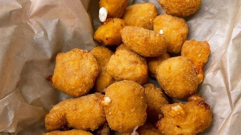 Cheese Bings - Basket · seasoned fried cheese curds served with a side of ranch (basket portion)