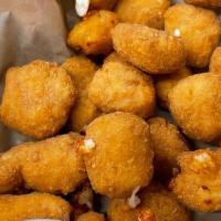 Cheese Bings - Side · seasoned fried cheese curds served with a side of ranch (side portion)