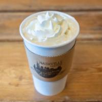 Pistachio White Mocha · The specialty drink that started it all. Think pistachio ice cream and a cup of coffee.