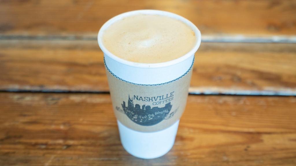 Chai Tea Latte · Chai tea concentrate blended with fresh steamed milk.