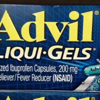 Advil Liqui-Gel  80 Capsules 848788 · Pain Reliever/Fever Reducer