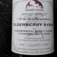 Elderberry Syrup 8Oz · Local elderberry from Darby Farm in NC
Elderberries, Honey, Ginger, Cinnamon, Cloves