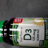 Vitamin D3 125Mcg 130Ct 238642 · High Potency D3 225mcg (5000IU )