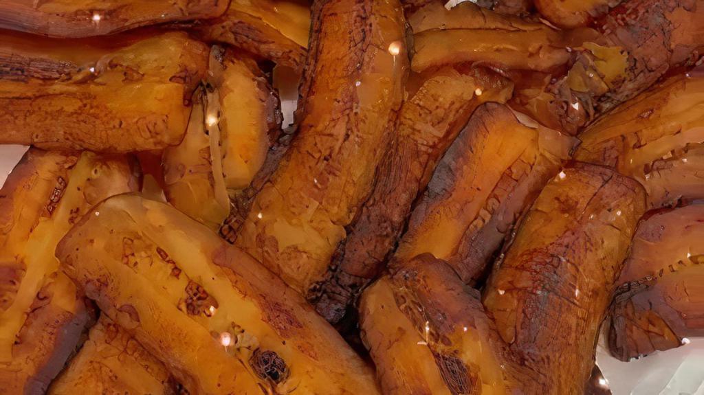 Fried Plantains · 4 slices of fried ripe plantains