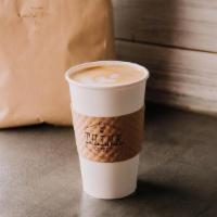 Brain Wave (Latte) · The perfect blend of steamed milk and espresso.  Add a flavor to make it just like you want.