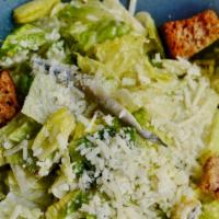Caesar Salad · Baby Gem Lettuce, Pecorino, Focaccia Crouton
