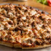 Carnivore · Our carnivore pizza is a meat lovers delight. We go hard and heavy when we top this pizza wi...