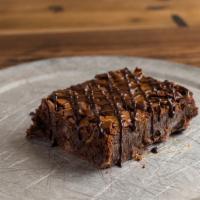 Fudge Brownie · Decadent is the only word for this brownie. Hot and drizzled with chocolate and caramel, it'...
