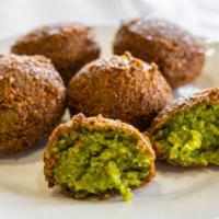 Falafel · Fried ball made from beans.