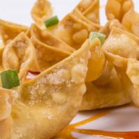 Crab Rangoon · 8 fried wontons filled with crab and  cream cheese.