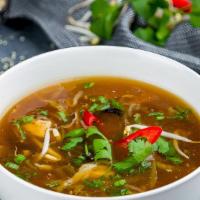 Hot And Sour Soup · Flavorful hot and sour soup.
