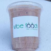 Power Peppermint Smoothie · Banana, chocolate plant protein, maca, almond creamer, vegan chocolate chips, peppermint oil...