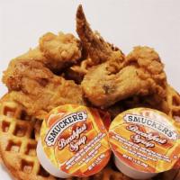 Chicken & Waffle  · 3 Pieces of Fried Chicken Served with Large Waffle.