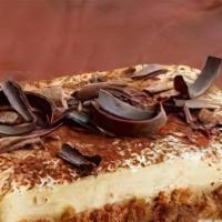 Tiramisu · Italian dessert made with espresso layered over macaroni cheese, ladyfinger cookies, and cre...