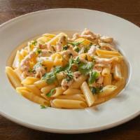 Pasta Alfredo (Family Size) · Serves  5-6 people and it comes with salad and bread.