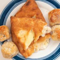 Calzone Pizza · Stuffed with mozzarella and ricotta cheese.