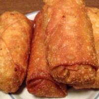 Egg Roll · One piece. Pork and cabbage.
