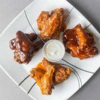Buffalo Wings · Add sides for an additional charge.