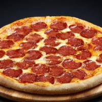 Pepperoni Pizza · Traditional classic pepperoni pizza.