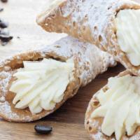 Cannoli · Delicious fried dough, filled with a sweet, creamy ricotta filling.