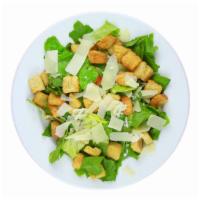 Caesar Salad · Italian Classic recipe with crisp Romaine lettuce, Parmesan Cheese, and crunchy croutons.