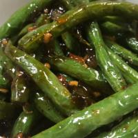 Stir Fry Green Beans · Sauteed with minced garlic and soy sauce.

Served with side of rice.