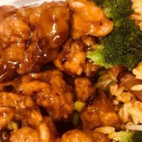 General Tso'S Chicken 左宗鸡 · Spicy. Boneless chicken chunks marinated and quickly fried, all is then sautéed with hot and...