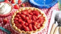 Strawberry Pie · Pie Topped with real strawberries