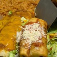 Morelos · choose one of the all time favorites
served with rice and beans