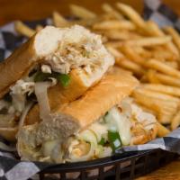 Signature Sub - Chicken Philly · Shredded Chicken, cheese, grilled peppers & onions.