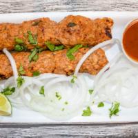 Chicken Seekh Kebab · Breast of chicken delicately seasoned and gently grilled.