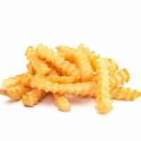 Crinkle Fries · Fresh crinkle fries seasoned with spicy red pepper, garlic, paprika, sugar, and a hint of li...