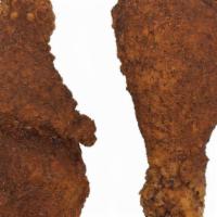 Classic Dark · 2 Legs perfectly cooked and crispy Nashville Hot Chicken style.  Get it as 