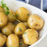 5 Baby Potatoes · 5 boiled baby potatoes.