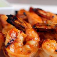 10 Jumbo Grilled (No Sides) · 10 pieces grilled jumbo shrimp, no sides.