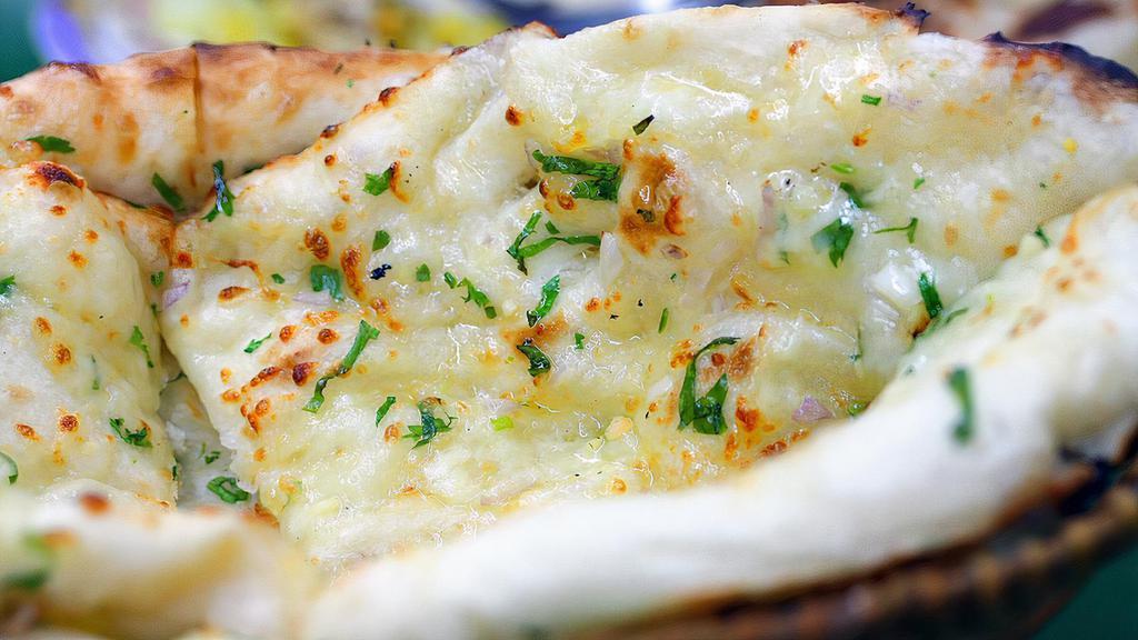 Cheese Naan · This naan can be stuffed with soft-melted cheese which is crispy from outside and soft from inside.