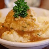 Mashed Potatoes · Served with gravy or without gravy.