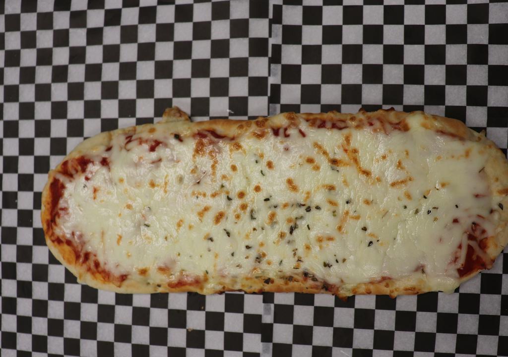 Build Your Own Cheese Pizza · Individual size – made fresh per order with our homemade sauce.