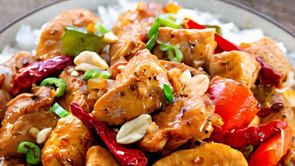 Kung Pao Chicken · Spicy stir-fry.