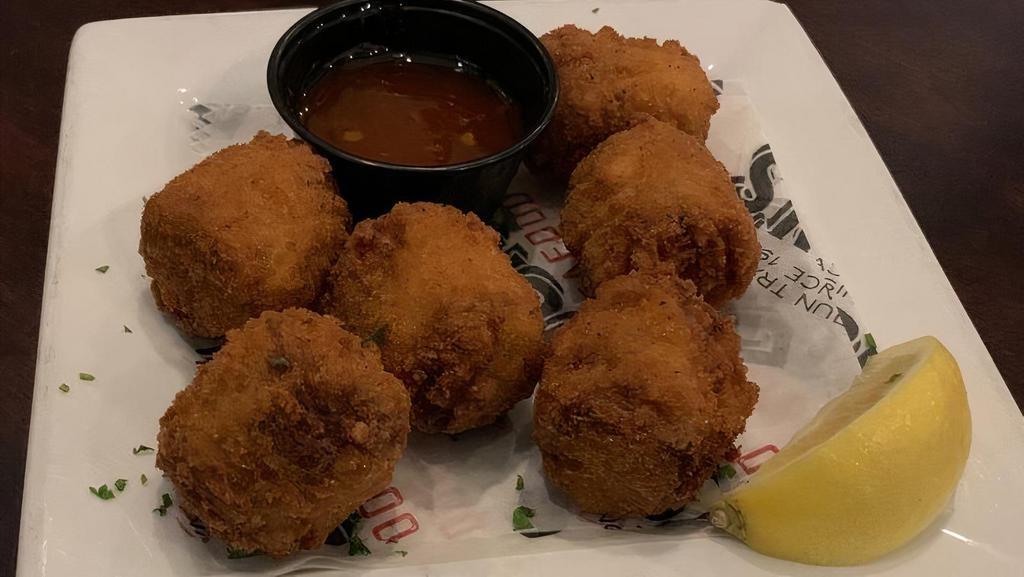 Boudin Balls · A Louisiana favorite made with pork and rice.