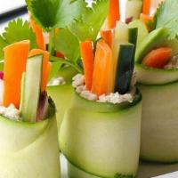 Vegetable Roll · Assorted fresh vegetables.