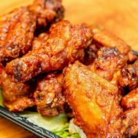Korean Wings (8) · Crispy Wings with Spicy Korean BBQ Sauce