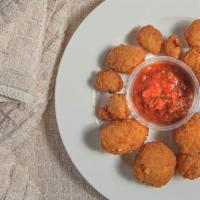 Cheese Nipples · Deep fried cheese nuggets(10 PER ORDER)
