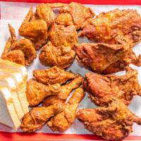 16 Piece Snack · Includes chicken and white bread only.