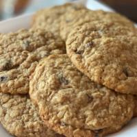 Oatmeal Cookie · 2 delicious oatmeal raisin cookies.